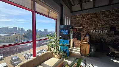 Open plan office area at 115-117 Roeland Street