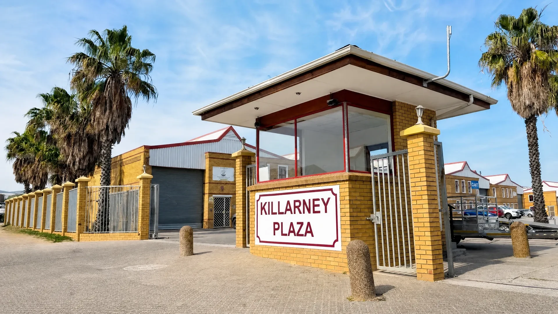 Interior of industrial space at Killarney Plaza