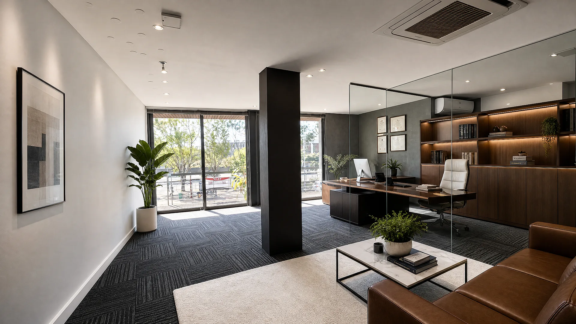 Office layout at Portside Mall, Green Point