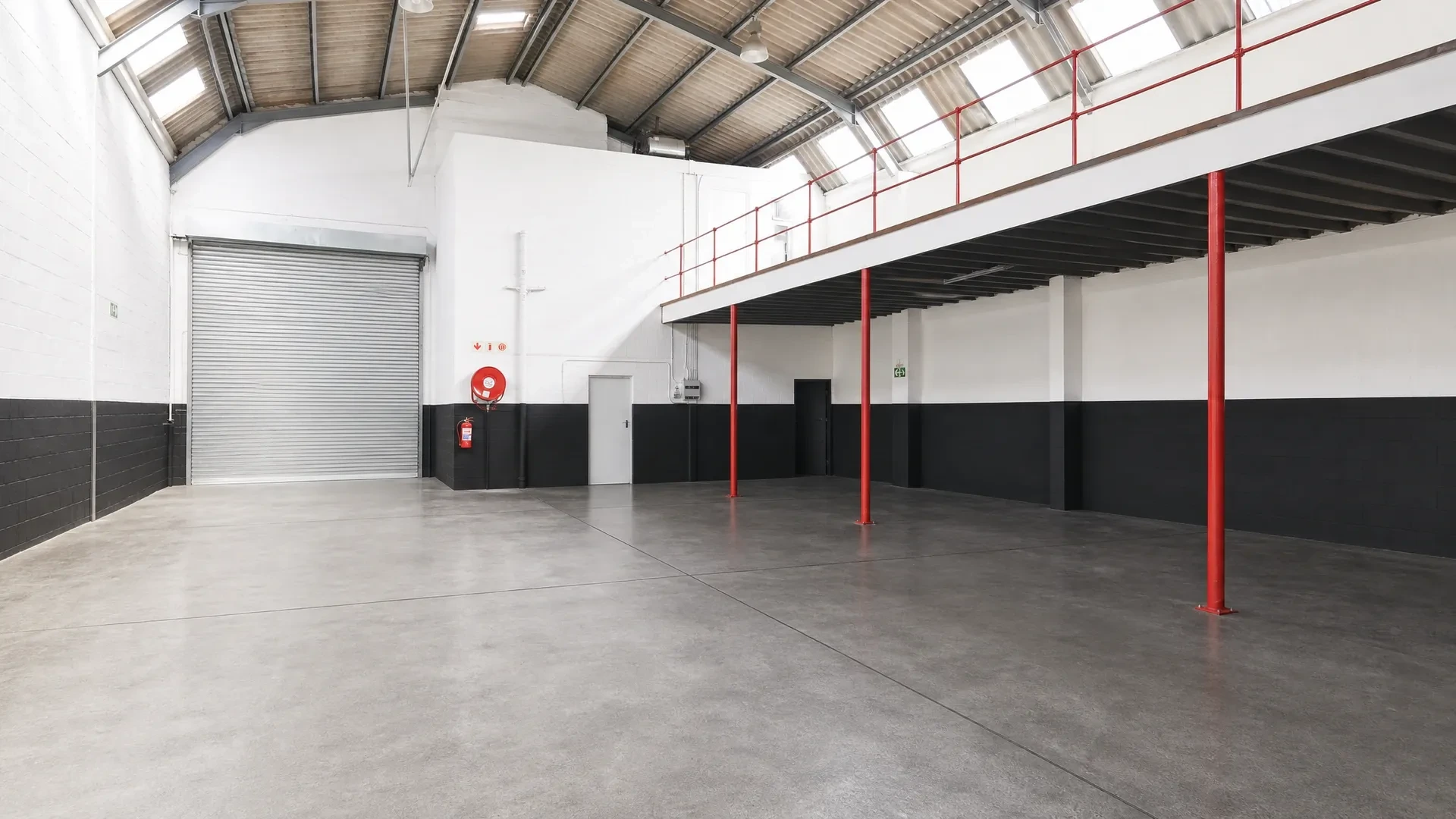 Interior of industrial space at Killarney Business Park