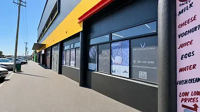 Interior of retail space at Security Place Building