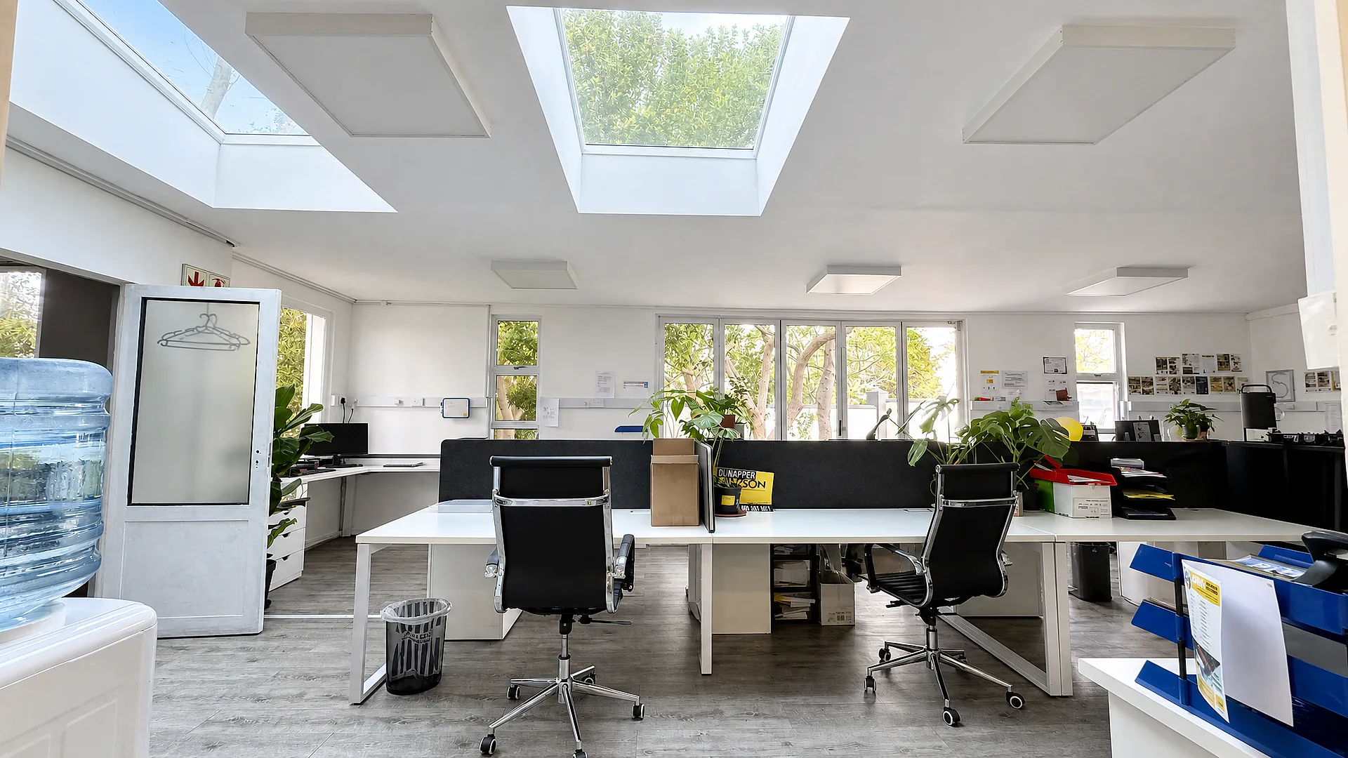Open plan office area at Plum Park