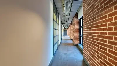Open plan office area at The Matrix