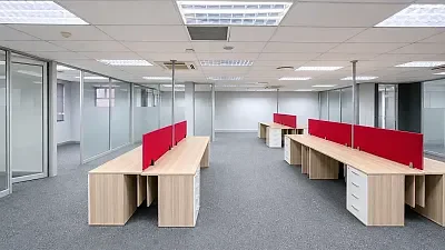 Open plan office area at Waterside Place