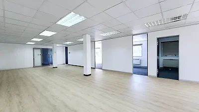 Open plan office area at Montrose Place