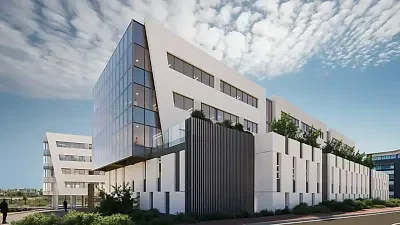 Office layout at Canal Plaza, Century City