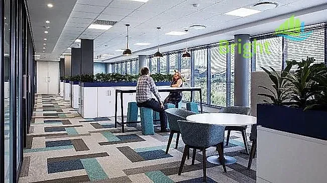 Open plan office area at Quarry Hill