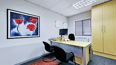 Open plan office area at The Pavilion
