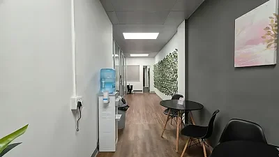 Office layout at Hyde Park House, Century City