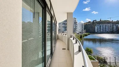 Open plan office area at Waterfront Terraces