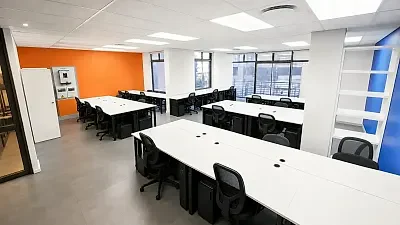 Open plan office area at The Cliffs