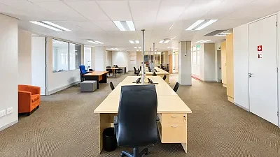 Open plan office area at The Cliffs