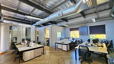 Open plan office area at The Cliffs