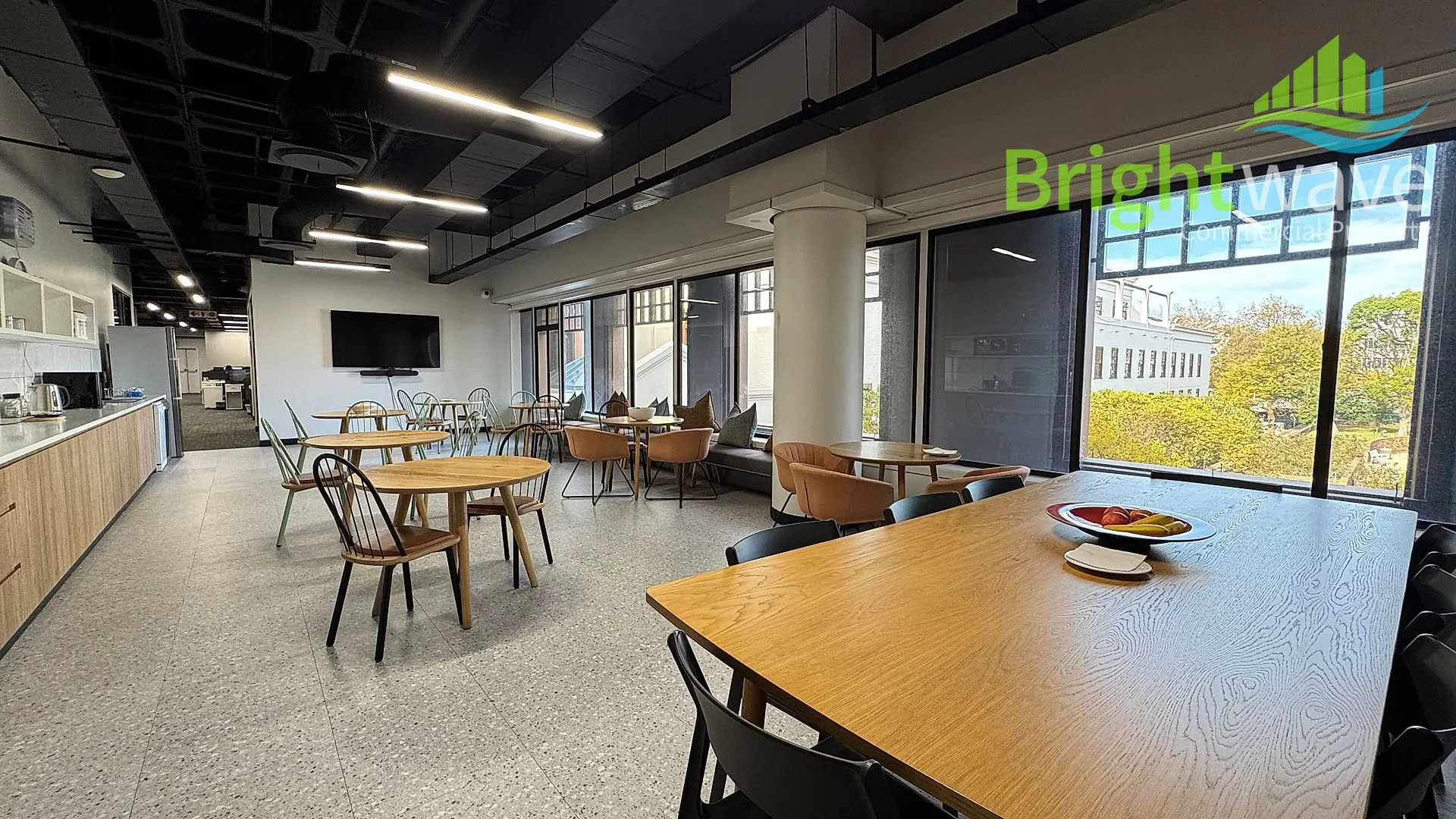 Office layout at The Great Westerford, Newlands