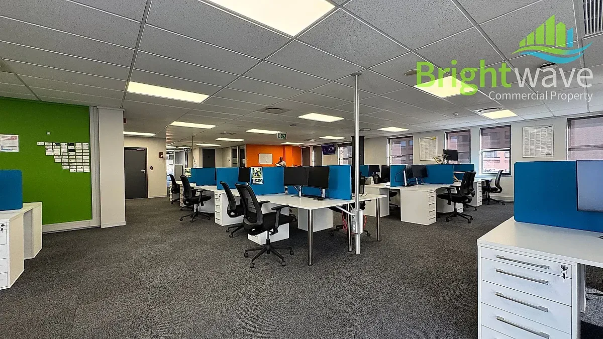 Open plan office area at Newlands on Main