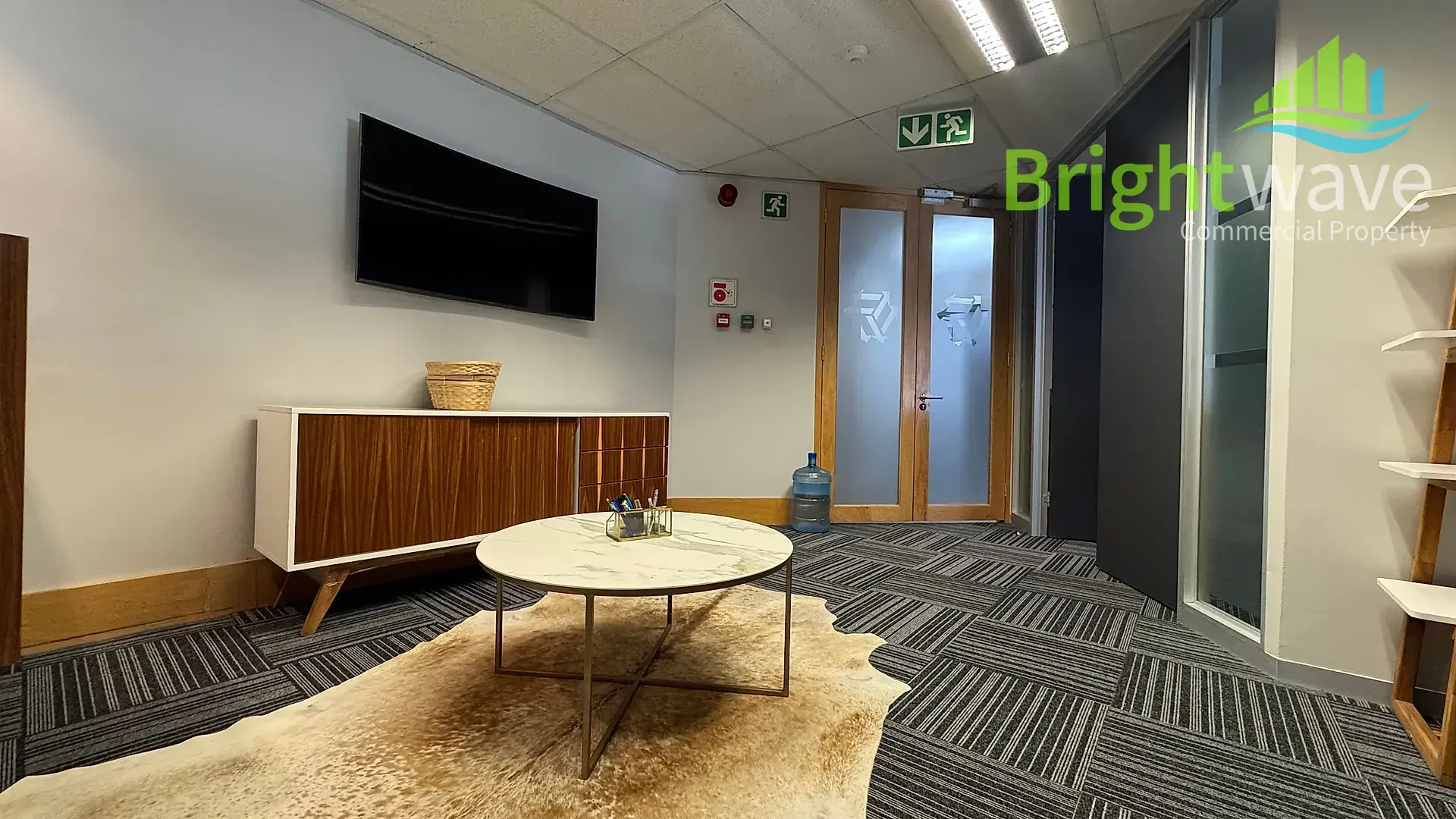 Open plan office area at Newlands on Main