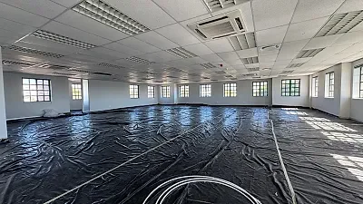 Open plan office area at Brookside Office Park