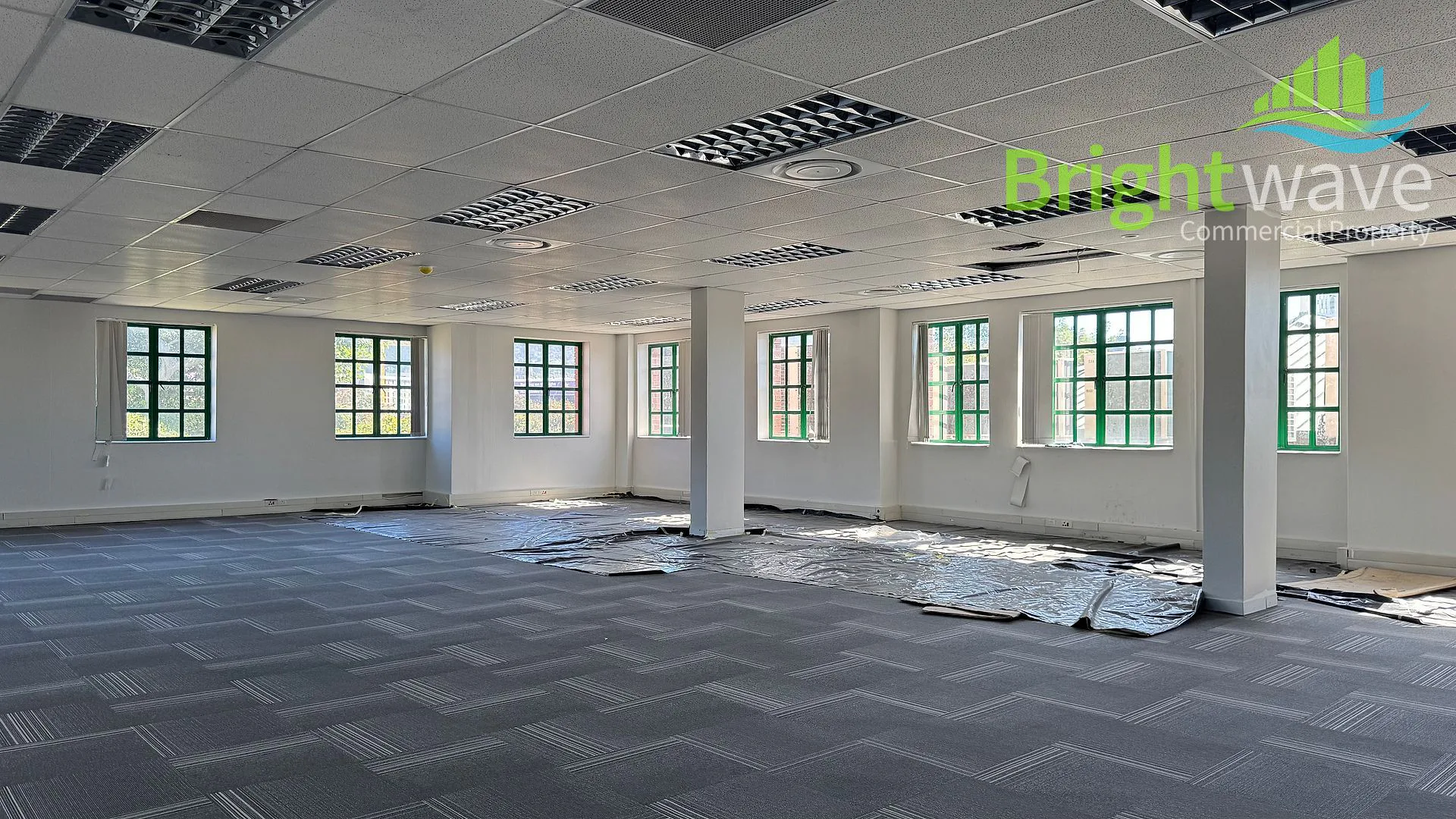 Open plan office area at Brookside Office Park