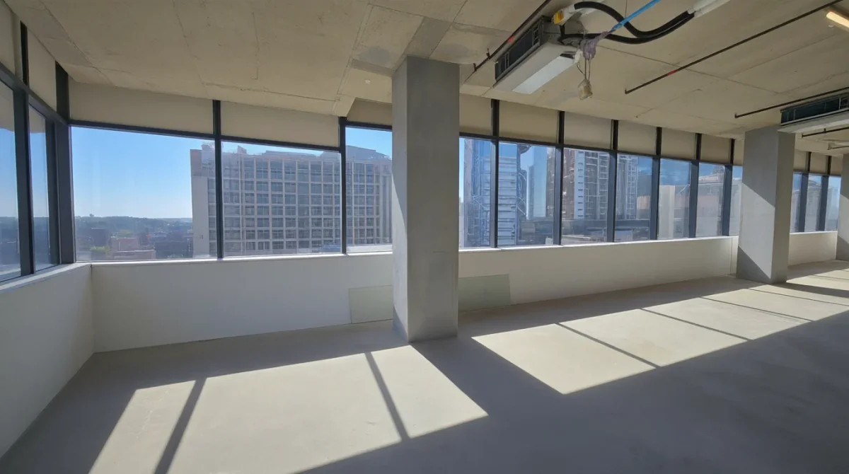 Open plan office area at The Rubik