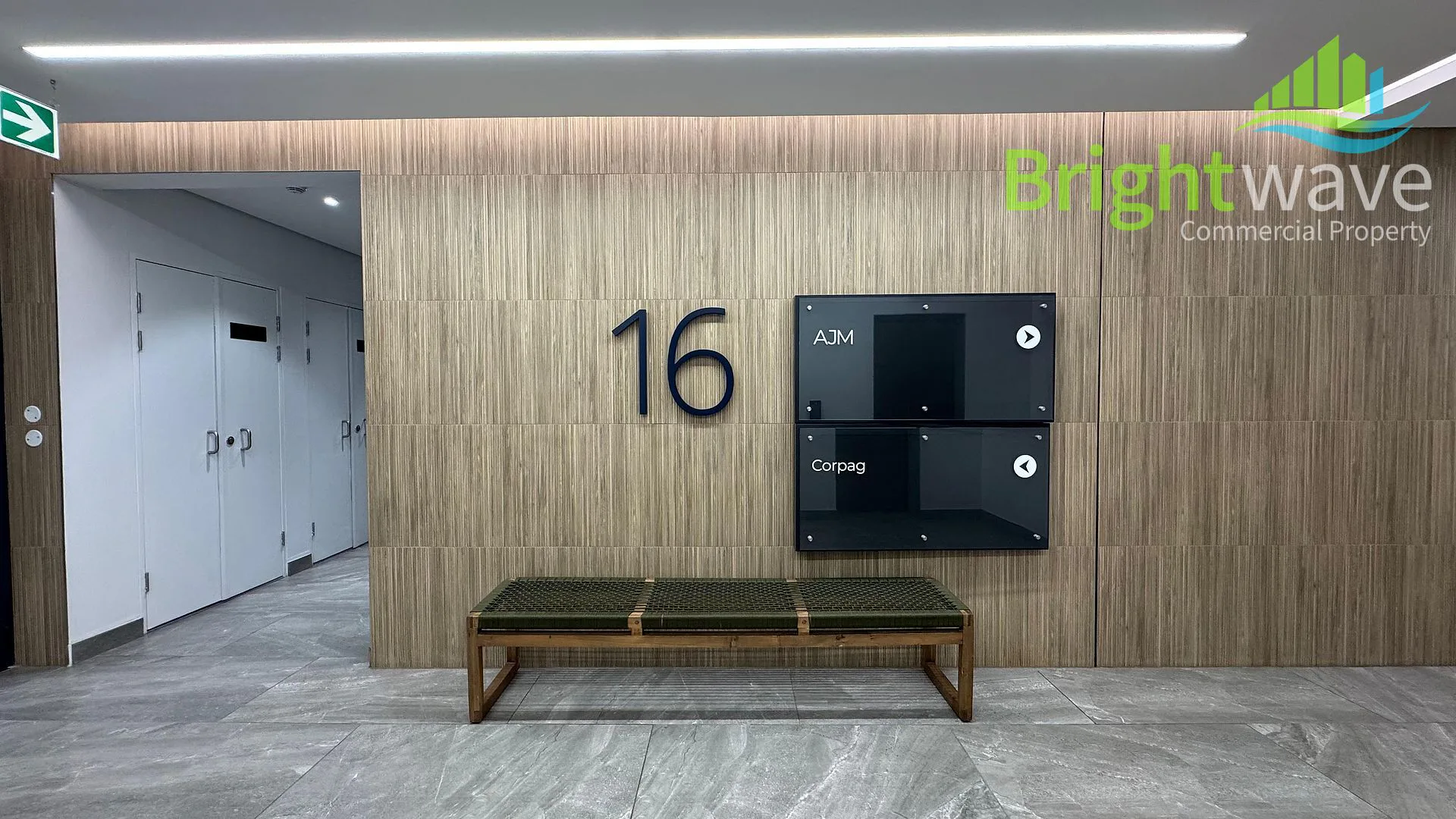 Open plan office area at The Rubik