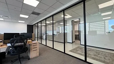 Open plan office area at The Rubik