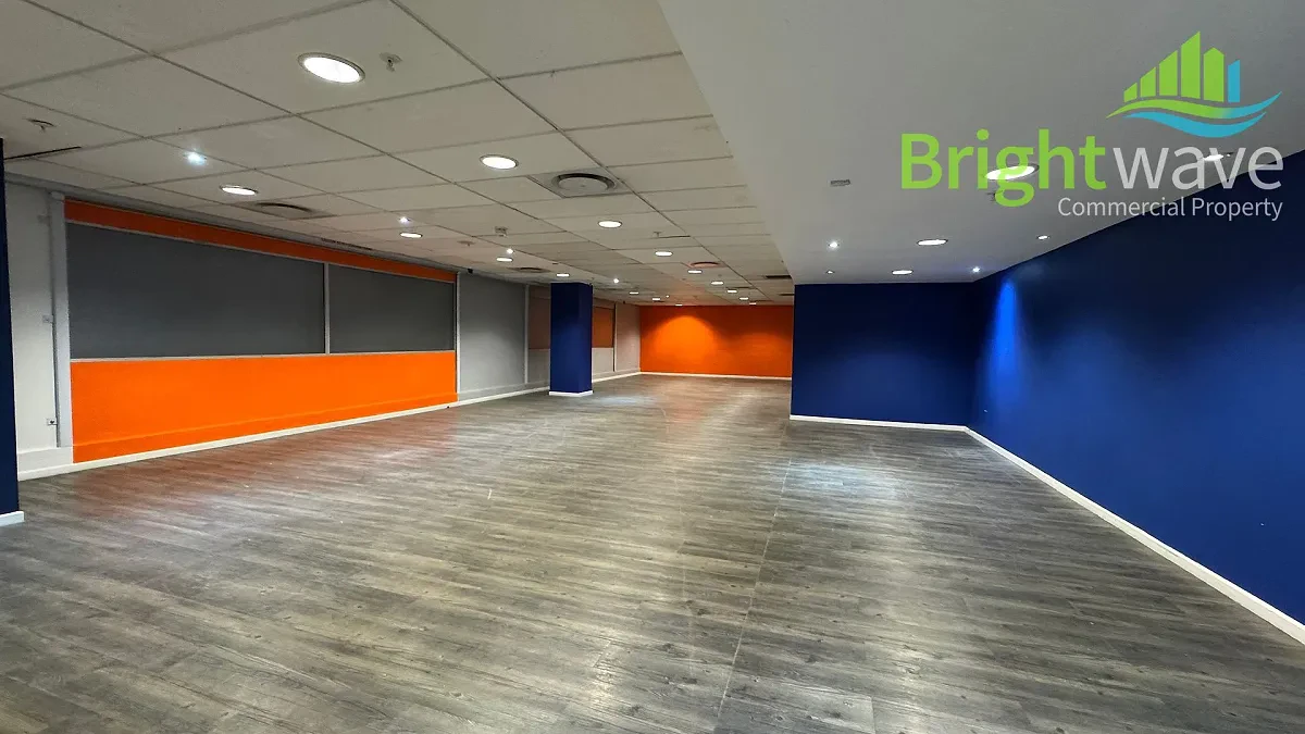 Open plan office area at Sunclare Building