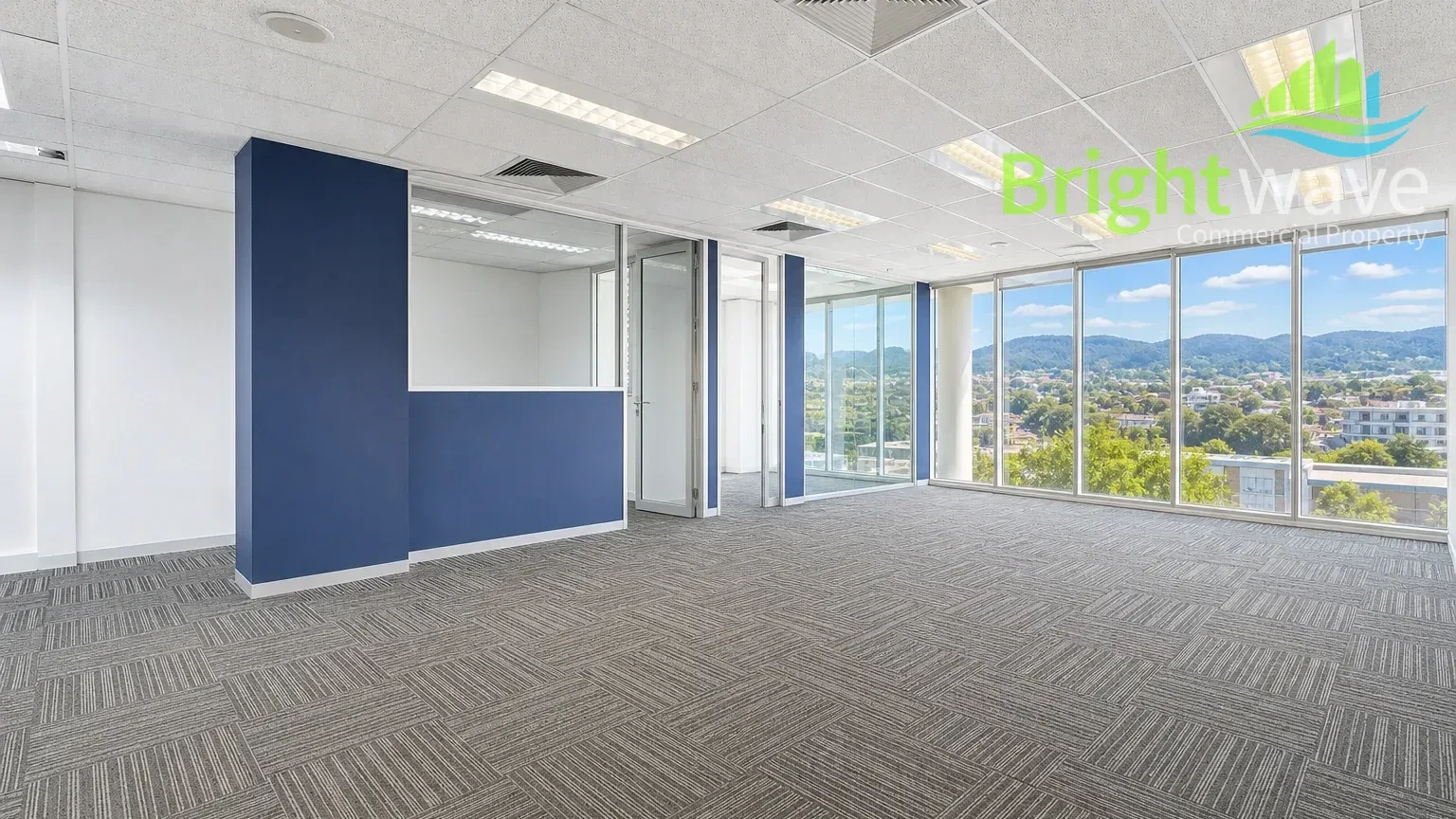 Office layout at Sunclare Building, Claremont