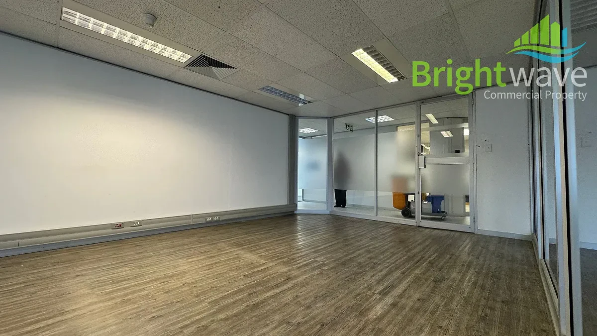 Open plan office area at Sunclare Building