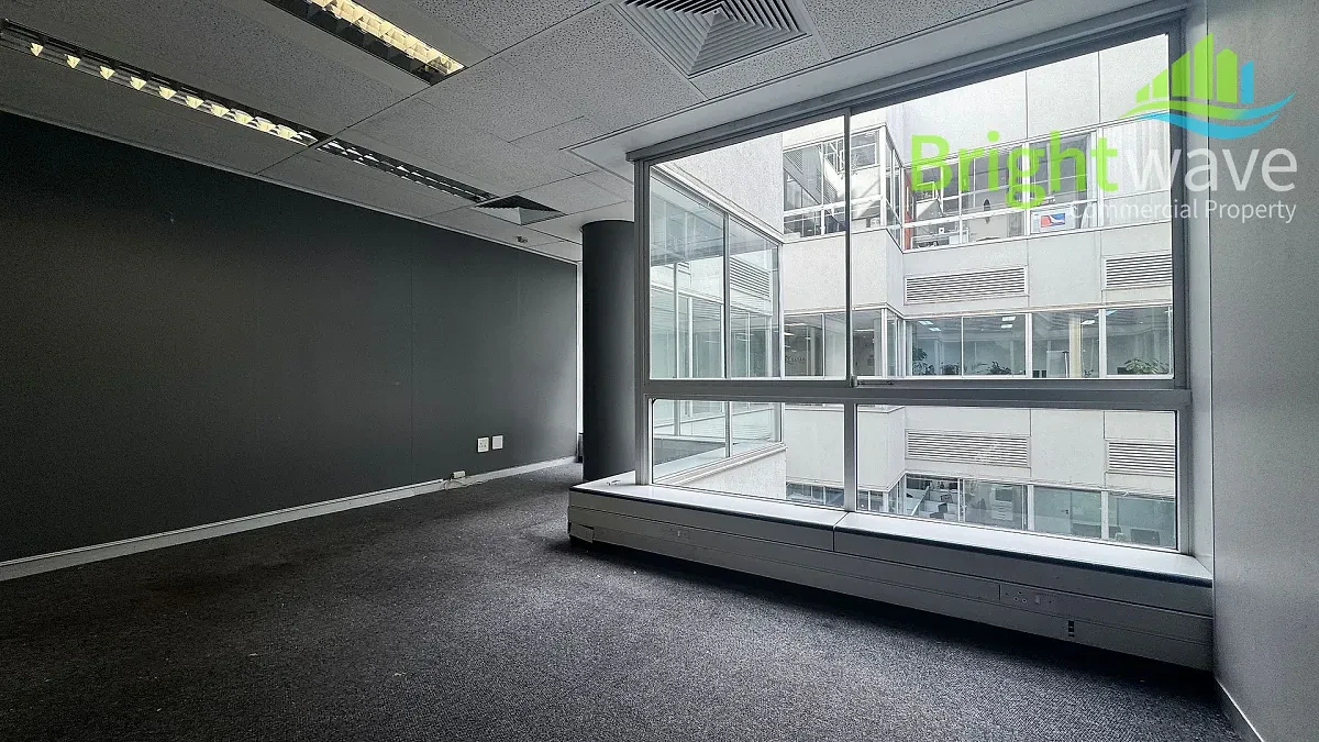 Open plan office area at Sunclare Building