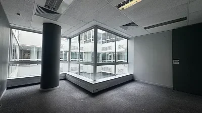 Open plan office area at Sunclare Building
