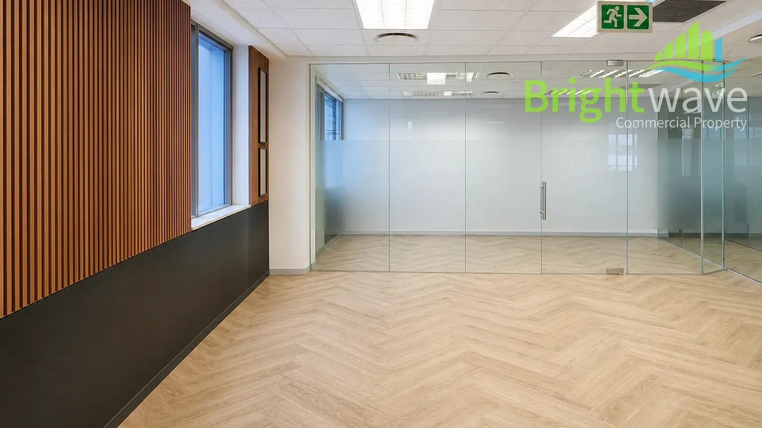 Open plan office area at The Terraces