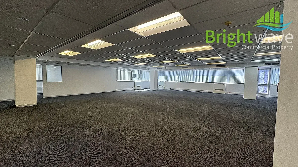 Open plan office area at Stadium on Main