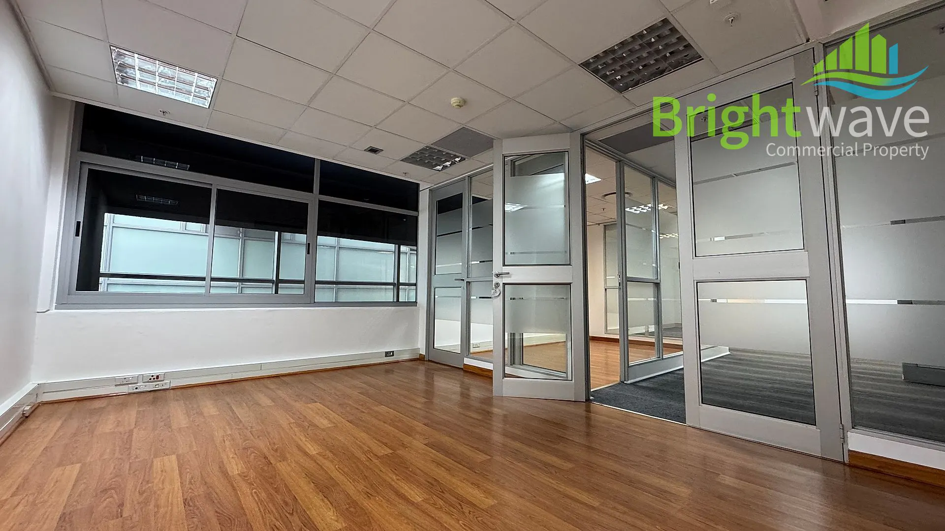 Open plan office area at MontClare Place