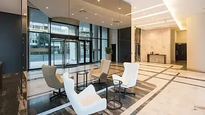 Office layout at The Citadel, Claremont