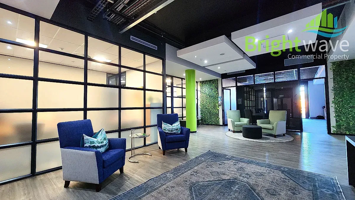 Open plan office area at The Village Square