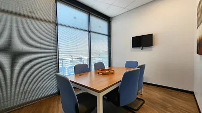 Open plan office area at The Village Square
