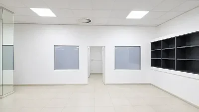 Open plan retail area at The Village Square