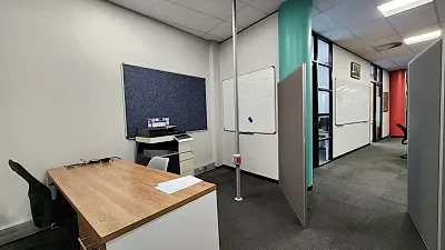 Open plan office area at The Village Square