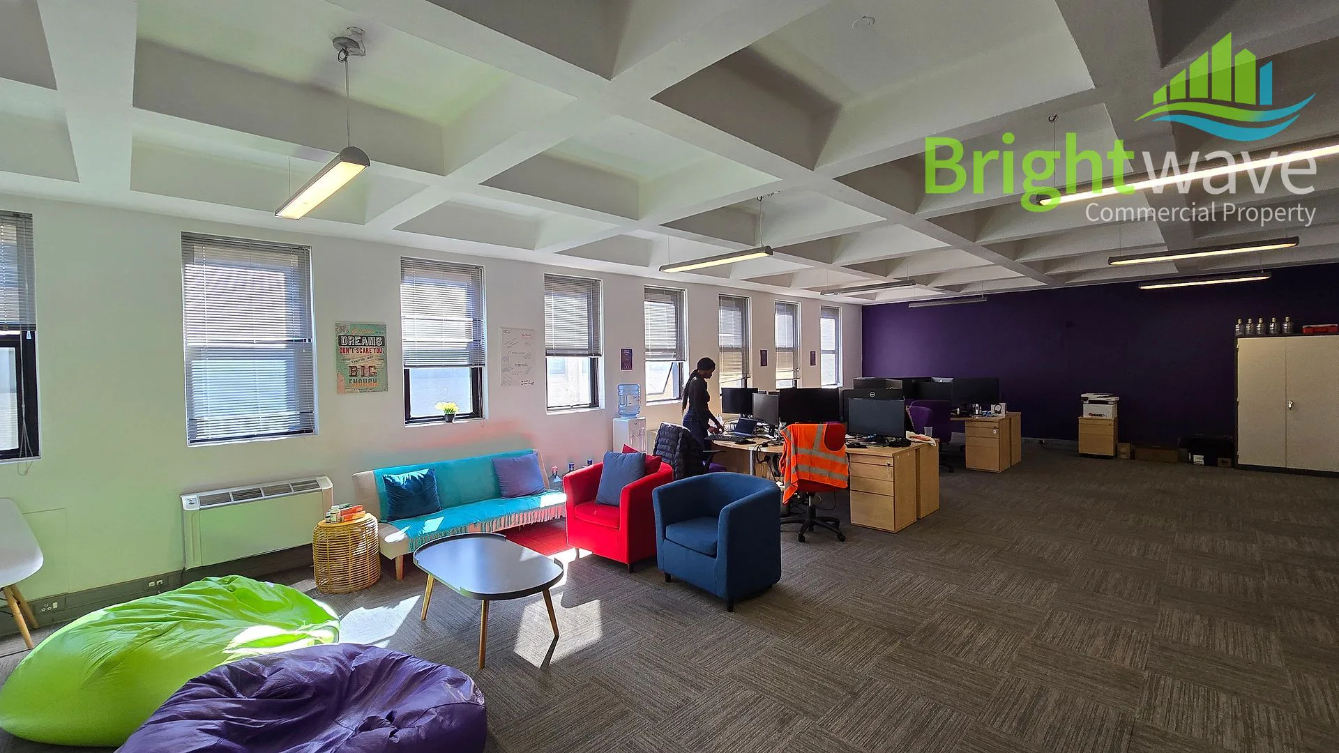 Office layout at Louis Gradner Building, Foreshore