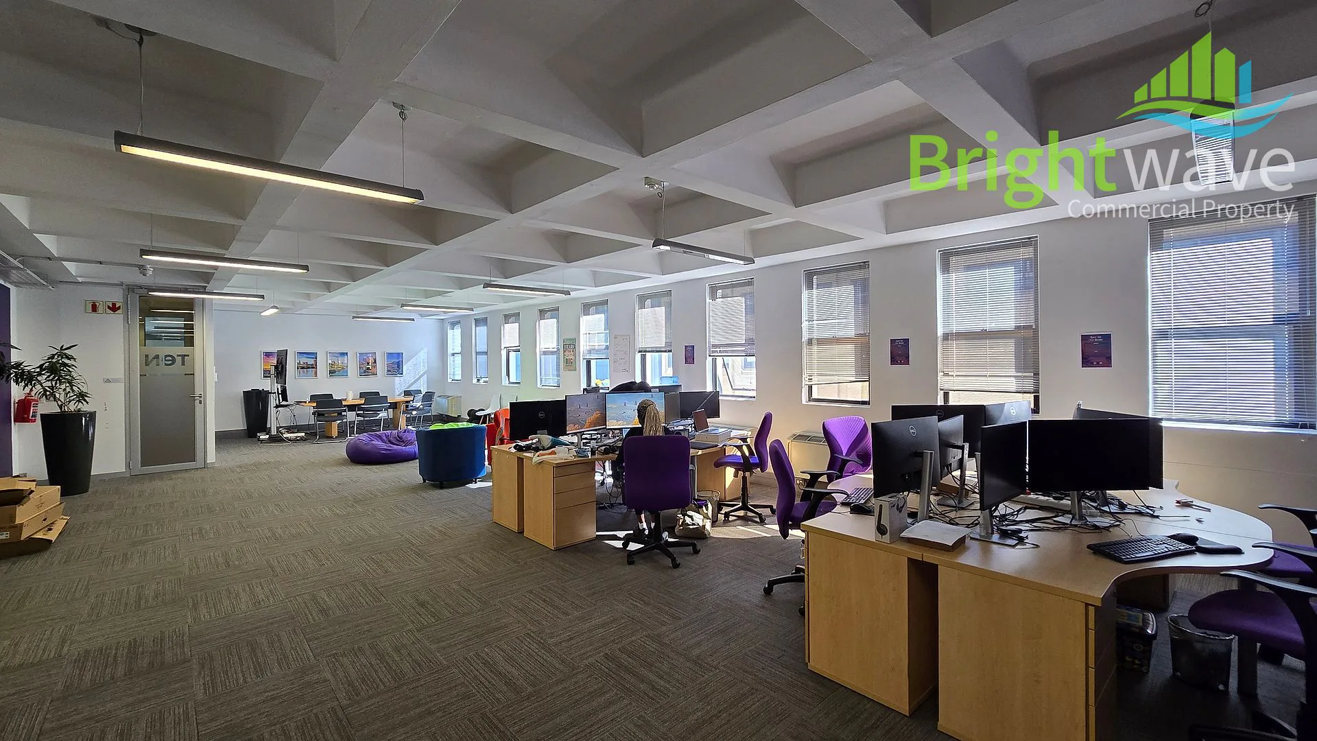 Office layout at Louis Gradner Building, Foreshore