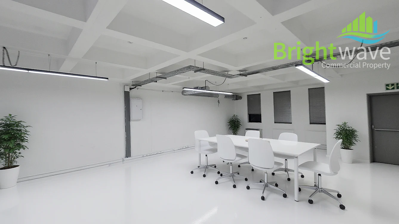 Open plan office area at Louis Gradner Building
