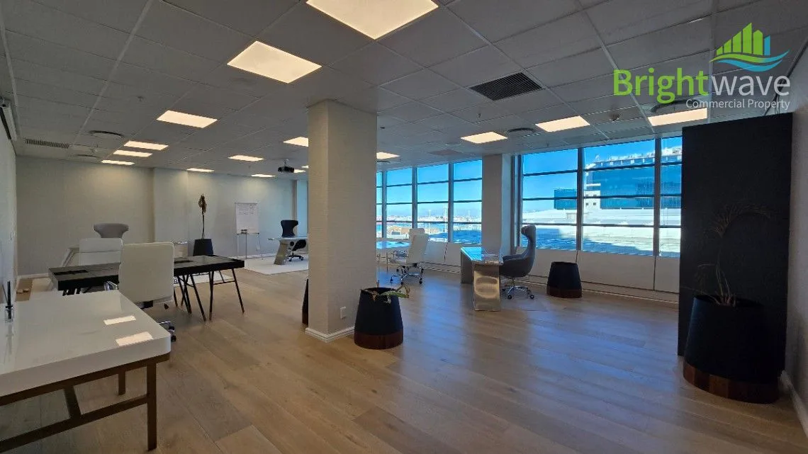 Open plan office area at Convention Tower