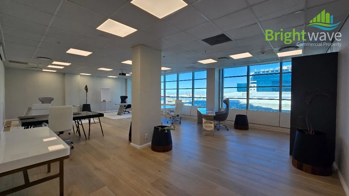 Open plan office area at Convention Tower