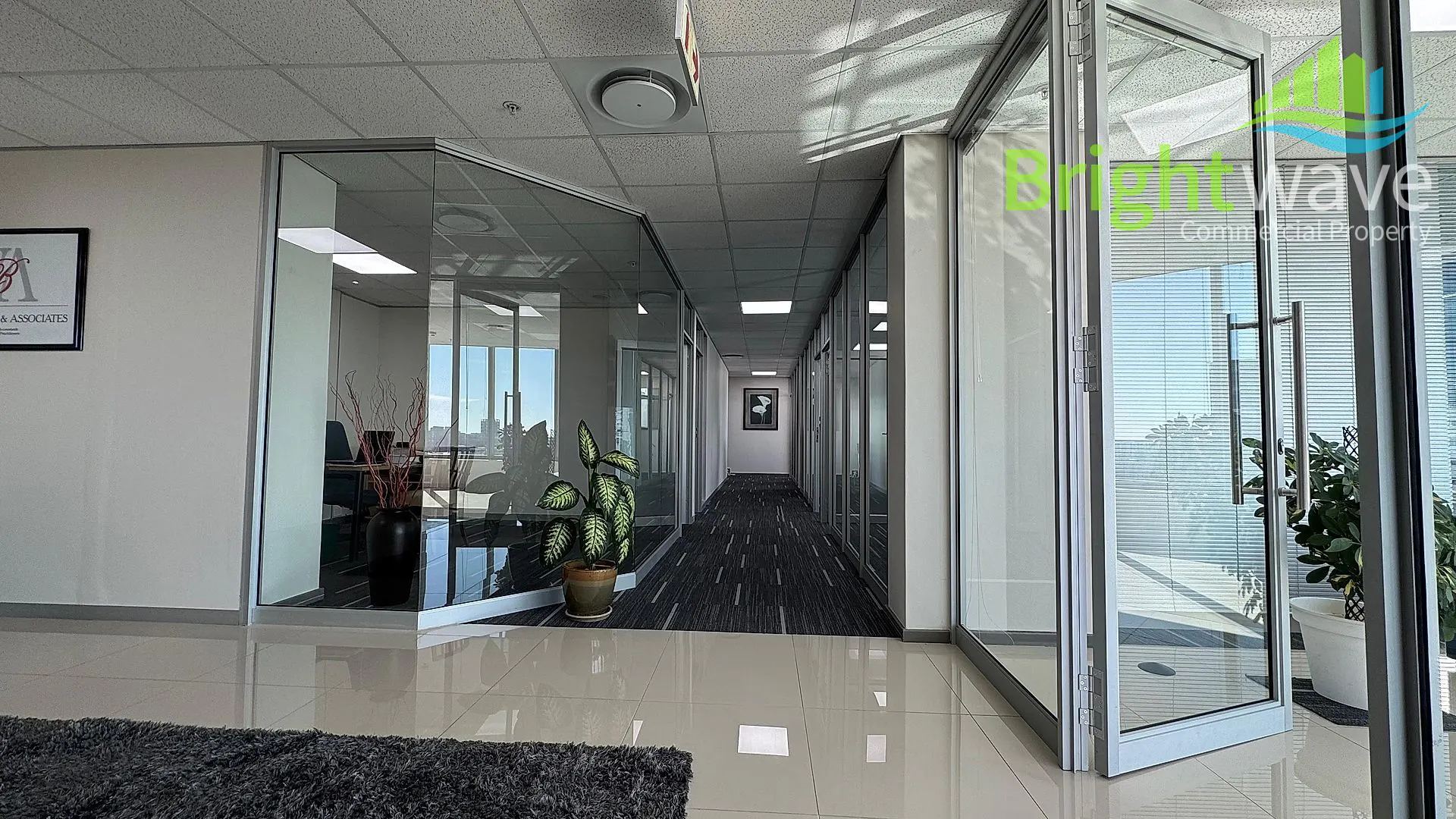 Office layout at Convention Tower, Foreshore