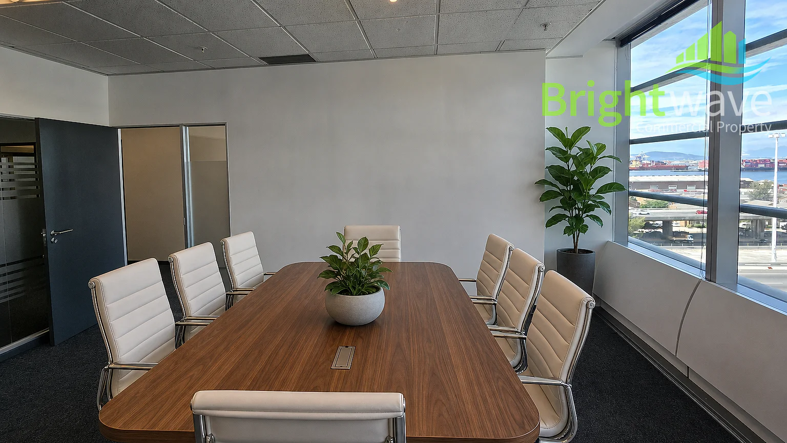 Office layout at Convention Tower, Foreshore