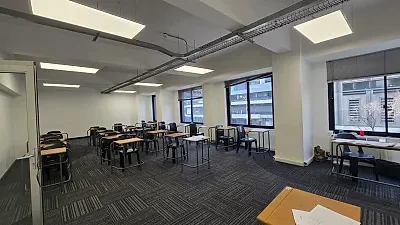 Open plan office area at 47 On Strand