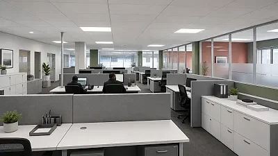 Office layout at 5 Saint Georges Mall, Cape Town CBD