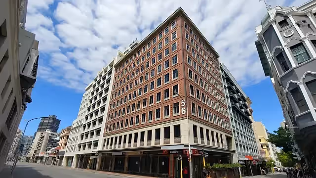 56 Shortmarket Street in Cape Town CBD, exterior view.