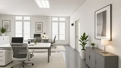 Open plan office area at 61 Wale Street