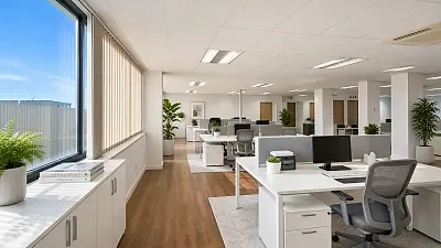 Open plan office area at 73 Hertzog Boulevard